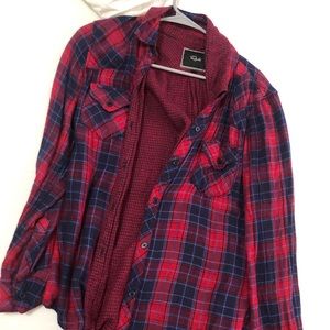 Rails flannel button up